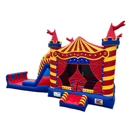 Bounce house with slide combo inflatable party rental
