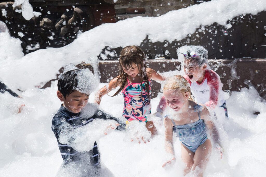 Foam party rental bringing excitement to outdoor gatherings