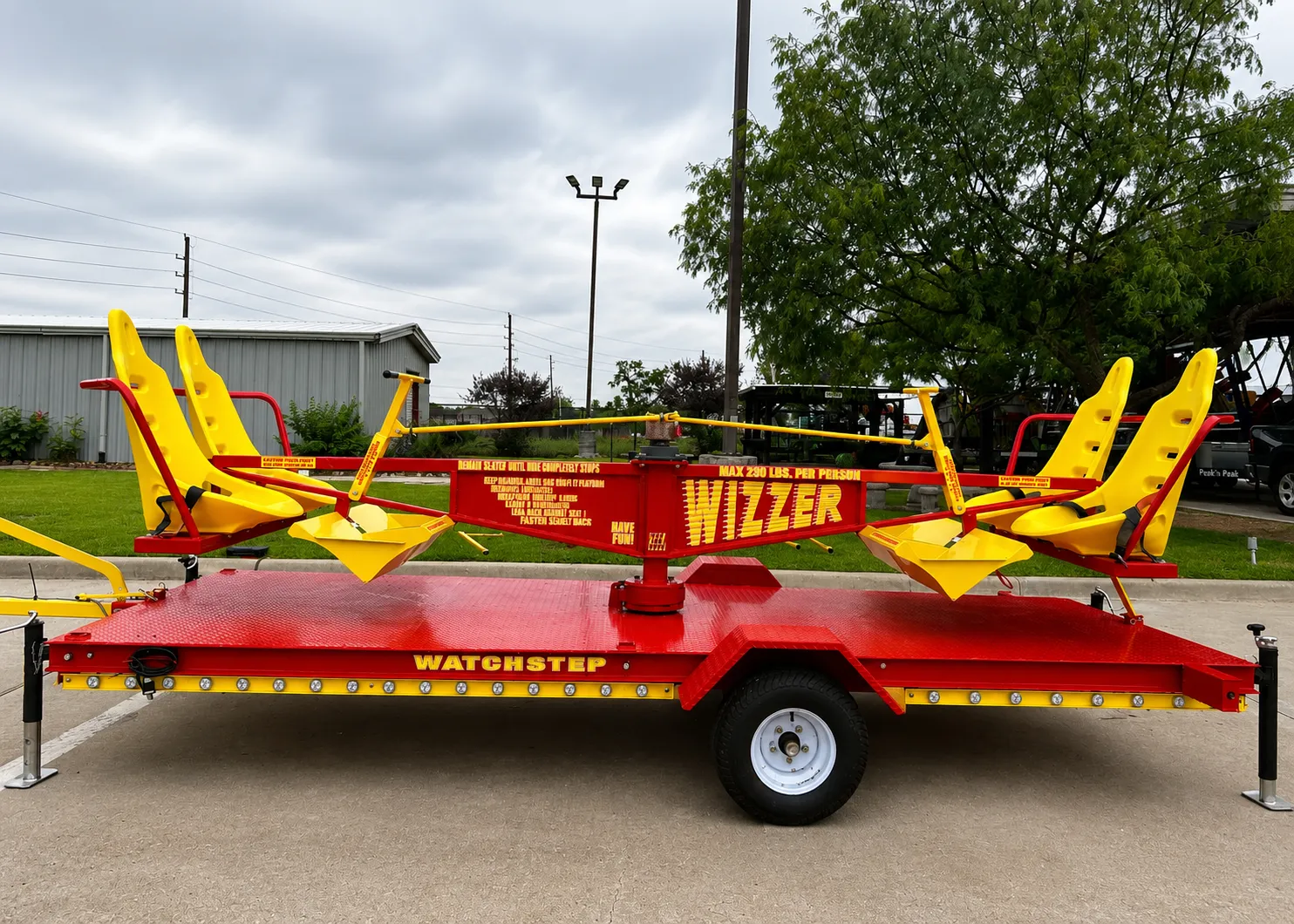 Texas Round Up spinning carnival ride